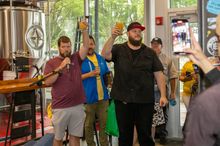 On May 18, 2023, representatives from Visit Myrtle Beach and craft breweries from across South Carolina’s Grand Strand gathered at the Grand Strand Brewing Company in Myrtle Beach to celebrate the launch of the Myrtle Beach Beer Trail. 
