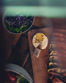 Organic, local, delicious food served at Quinta Camarena