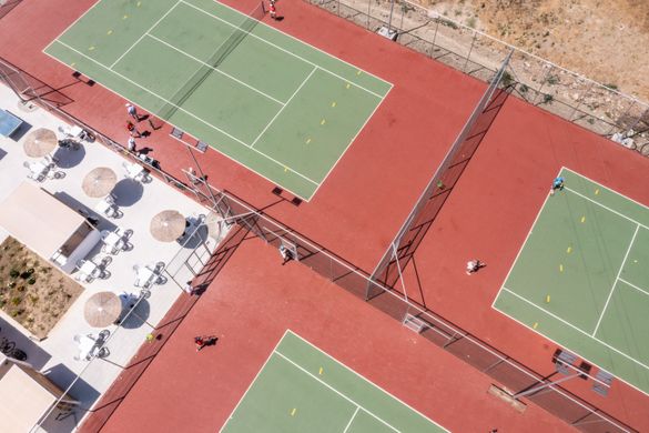 Mark Warner Kamari Resort - tennis courts Mark Warner Kamari Resort - tennis courts