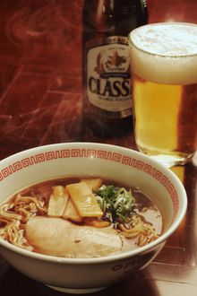 [OMO7 Asahikawa] Asahikawa Soy Sauce Ramen and Beer