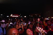 Patrons enjoying the artiste lineup at the 2022 staging of Reggae Sumfest