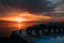 Polurrian on the Lizard sunset