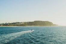 The CoastXP vessel taking guests on a boat tour of Newcastle.