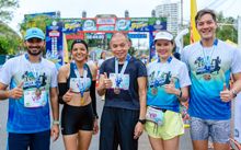 Seen in photo (from left) - Vikas Saroha; multi-Guinness World Record ultramarathon champion Sufiya Sufi; Chairman of Chiva-Som and President of Preserve Hua Hin, Krip Rojanastien; celebrated Thai singer Ratha Pho-ngam; and triathlete Tulyatep Uawithya.