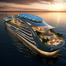 Mundy Cruising AI created luxury small ship concept