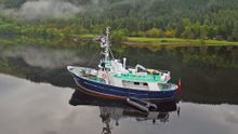 Hjalmar Bjørge in the Caledonian Canal