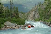 Rafting in the Yukon, Canada
