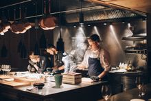 Chefs at work in Lech