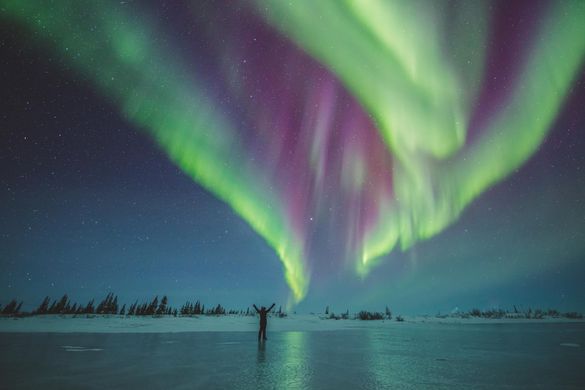 Northern Lights in Churchill, Manitoba 