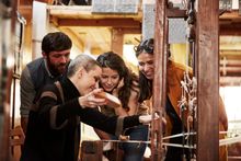 This MAKE TRAVEL MATTER® Experience on Trafalgar’s Italy Bellissimo tour, allows guests to enjoy a demonstration of the ancient tradition of frame hand-weaving at Laboratorio Giuditta Brozzetti, a school that provides education on the weaving tradition an