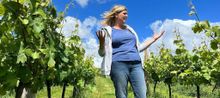 Lucy Hulland, Huxbear Vineyard.