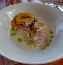 Ceviche in Costa Rica