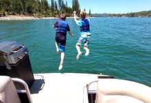 Lewis Family on their Yosemite Adventure Vacation at beautiful Bass Lake