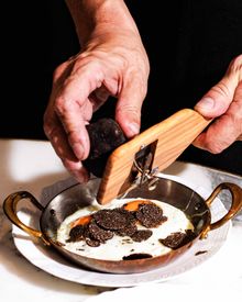 QT Sydney Gowings Truffled Baked Eggs