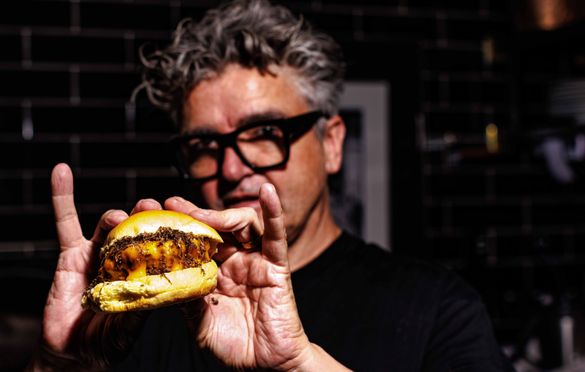 QT Sydney Gowings Truffled Burger with Sean Connolly