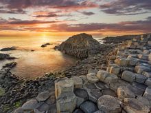 The Giant's Causeway in Northern Ireland