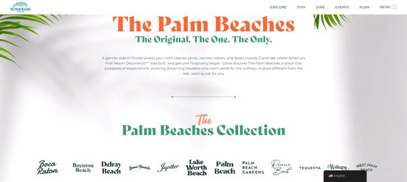 The Palm Beaches New Website 