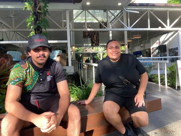 Yavaleah (Leah) Paii from Brisbane and John Archer from Rockhampton are enrolled in a 12-month full-time traineeship through NITA and work four shifts at Ramada Port Douglas per week