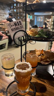 Tierd bites and seasonal custom-blended teas make The Mad Herbalist a fantastic dining experience.