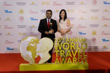 Photo Caption: (From left) Dabraj Sing, Chief Business Officer and Tan Mai Yin, Chief Operating Officer at the 30th Annual World Travel Awards.