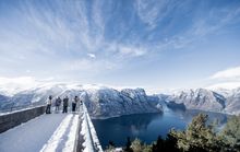 Stegastein Viewpoint in the Norwegian Fjords