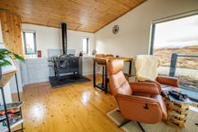 Interior with log burner