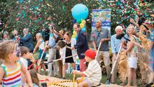 Gipson Play Plaza Groundbreaking