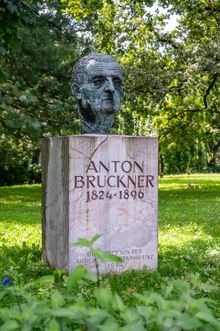 Anton Bruckner Statue, Linz