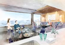 [HOSHINOYA Lodge Niseko] Guest Room Illustration