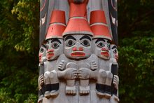 The Legacy Pole in Haida Gwaii.
