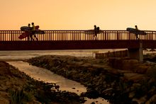 Surfers at Ericeira World Surfing Reserve
