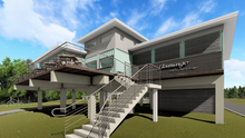 Everglades New Flamingo Lodge exterior rendering Credit: Florida Keys News Bureau