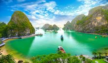 Halong Bay in northeast Vietnam