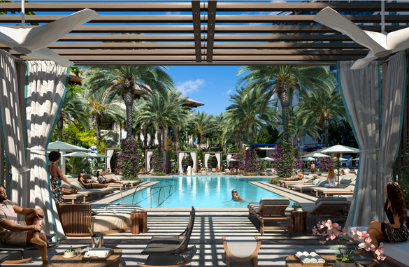 Hilton West Palm Beach Revamped Pool Experience