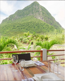 Nestled at the base of the UNESCO World Heritage-listed Gros Piton, Soley Kouche offers Mediterranean-style bistro dining