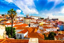 The neighbourhood of Alfama in Lisbon