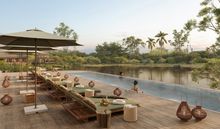 Pool Deck at Atzaro Okavango, Botswana