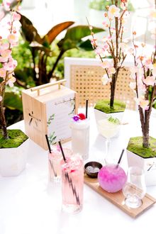 Cherry Blossom cocktails by Roku Gins 