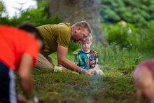 Fire making lessons at Gone Wild - one of over 100 free activities included in the ticket