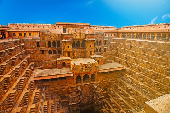 Chand Baori Stepwell in Jaipur, India