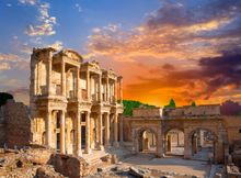 Celsus Library in Ephesus, Selcuk, Turkey