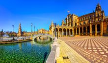 Plaza Espana in Seville, Spain