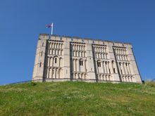 Norwich Castle in summer