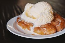 Johnny's Honeybun and Cream is a must-have when visiting this classic burger joint.