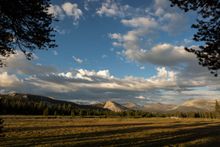 Tuolumne Meadows offeres hiking without the crowds.  Northern California, Tulumne County