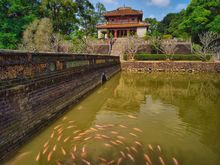 At Azerai La Residence, Hue, guests can feed the fish and immerse their senses in the rich heritage of this historic city