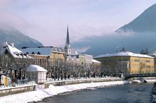 L'esplanade à Bad Ischl