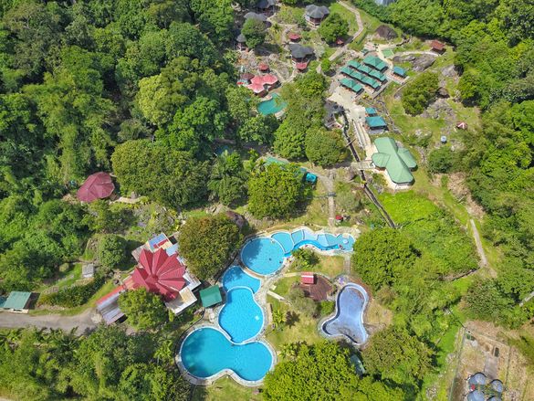 The Poring Hot Springs in Borneo