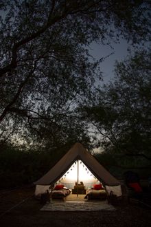 Glamping in Gilbert Riparian Preserve