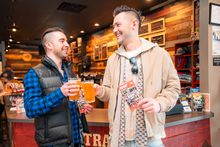 Toasting the start of Pour Tour 4.0 at Forbes Trail Brewing, Stoystown. 